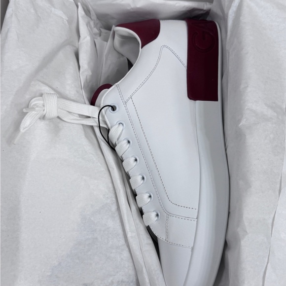 Dolce & Gabbana Other - Dolce & Gabbana White and Burgundy Sneakers
